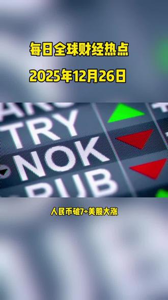 #财经新闻速览 #人民币破7 #美股大涨 #硅片涨价 #商业航天涨停