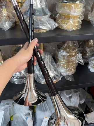 黑檀木大F调小把位唢呐#红白喜事#民间唢呐#低音唢呐