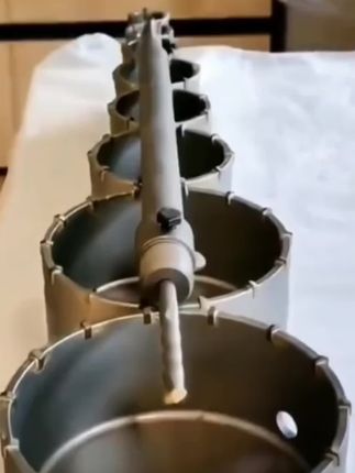 墙壁开孔器 墙壁开孔器钻头合金混凝土穿墙干钻电锤钻空调打洞扩孔!