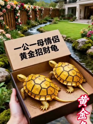 🐢 姐妹们快看!我家鱼缸里游着块「小金砖」!浑身金灿灿的龟龟太绝了 💛 ✨ 背甲闪着细碎金光 ✨ 六边形纹路像镶嵌的金币 ✨ 游起来飘逸灵动像黄金绸带 ✨ 连爪爪上的鳞片都精致到发光 🌟 养它真的超省心: 水温25-28℃就行 龟粮蔬菜小鱼虾都爱吃 每周换次水就能活得超好 每天看着它慢悠悠游泳 心情都会变明亮~ 朋友来我家都问链接 说这龟自带招财体质💰 #黄金龟 #懒人宠物#解压神器 #治愈系萌宠 #宝宝安全感 @抖加🔥上热门🔥dou+🔥热点宝 @抖音创作小助手 @抖音能量站