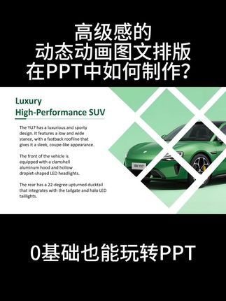 PPT中的高级动画排版效果如何制作? #每天进步一点 #ppt #ppt教学