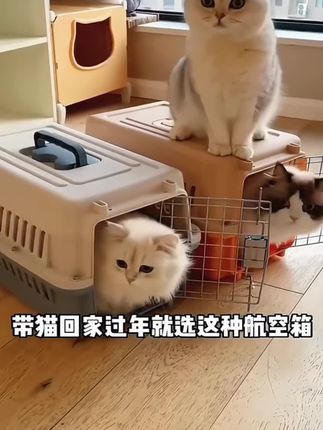 猫咪专用航空箱猫笼子便携外出宠物托运箱车载狗笼手提塑料猫箱子#养猫人 #家有猫咪 #萌猫趣事 #萌宠推荐官 #宠物迷惑行为大赏