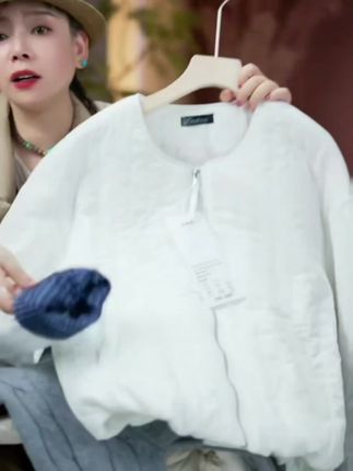 #棉服 欧货开衫薄棉外套女短款秋季2025新款百搭宽松休闲夹克开衫棒球服#保暖又好看 #休闲减龄穿搭 #谁穿谁好看 #面料柔软舒适 @DOU+小助手