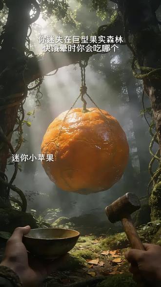 你迷失在巨型果实森林中,快饿晕时你选择吃哪个?#助眠 #沉浸式 #asmr #解压 #青年创作者成长计划