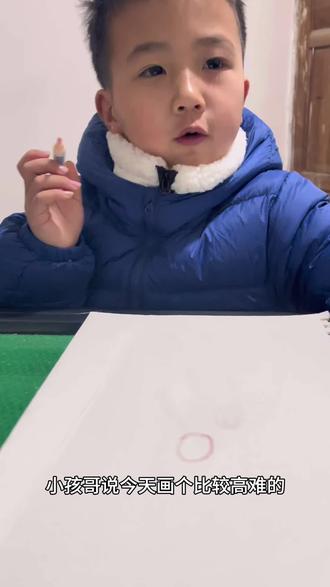 小孩哥最近解锁绘画新人物,擎天柱。#儿童动画 #擎天柱#丙烯马克笔