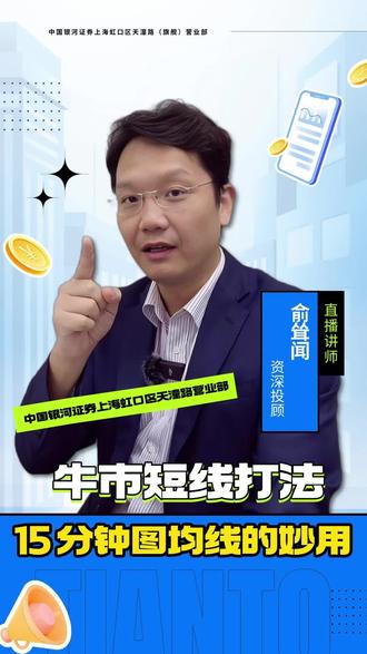 炒股你还不知道15分钟均线的妙用?#20日均线 #止盈 #技术分析 #证券 #开户