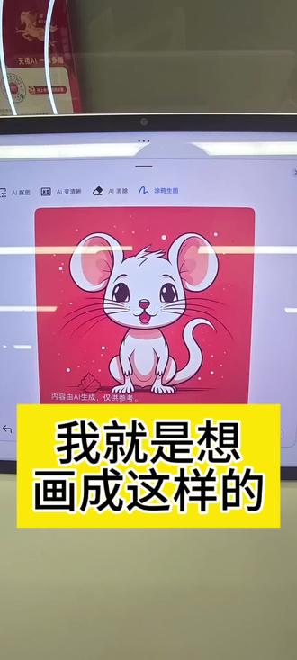 画画的一天#画画#小老鼠#简笔画#天禧AI一体多端