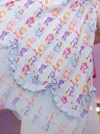 #童装上新 #童裝 #潮童必备 #儿童穿搭 #潮童穿搭 2025夏季新款女宝满印无袖纯棉连衣裙