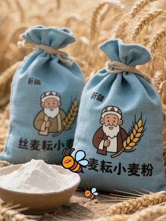 @小月弯弯厨房美味 丝麦耘多用途小麦粉,新疆优质冬小麦研磨,麦香浓郁,蒸、煮、烤样样行,快下单尝尝鲜!#小麦粉#面食 #皮薄馅多小肉包 #手工美食 #新疆小麦粉