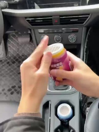 拒绝刺鼻味!塔罗车家香膏 9.9 元 4 瓶,可乐罐颜值高,持久散清香~# 固体香膏 #平价车香