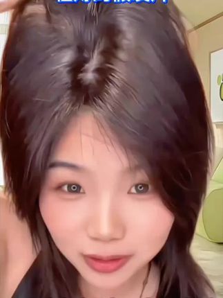 全递针仿真头皮头顶补发一片式假发发根持久头顶全真发假发片隐形 #轻薄透气一年四季都可以佩戴  #遮盖头发稀少  #遮盖白发增加发量  #遮盖白发神器 @DOU+小助手