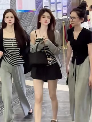 #气质女神穿搭 #显高显瘦显腿长 #好身材好气质 #减龄显瘦穿搭 #防晒衫穿搭