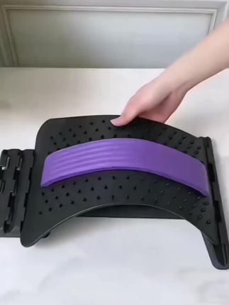 经常久坐,弓腰不舒服的朋友看过来!试试这个 #腰椎拉伸器 ,可以提升姿态,缓解腰疼背部疲劳#居家锻炼 #好身材练起来 #撑腰护背久坐不累