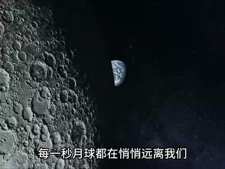 月球正在悄悄远离我们#月球背面 #月球背面有什么秘密 #科学 #科普