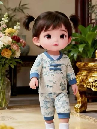 #萌宝穿搭 #萌童穿搭 #婴幼儿服饰 #国潮风 #国风古韵
