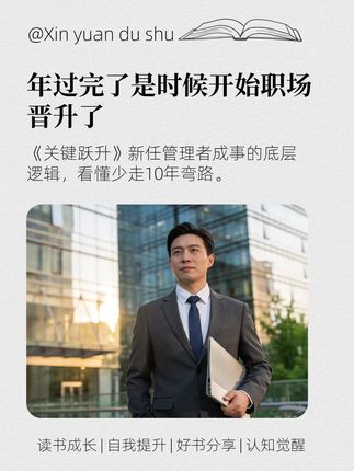 职场赛道文案素材 - 愿你少走弯路,顺利完成关键跃升!! 这本《关键跃升》,彻底帮你搞懂职场管人的底层逻辑,书中内容丰富、实用接地气、全是干货,读完这本书,让你实现职场关键飞跃!#好书分享#关键跃升#提……版本过低,升级后可展示全部信息 - 心缘读书作品