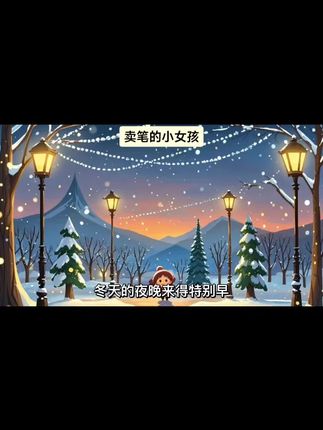 #创作灵感 #原创视频 #上热搜 #童话故事 #抖音原创动漫 卖文具的小女孩