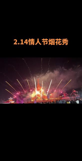 #烟花 #宿迁森迪野生动物世界 太好看了,刚好情人节有活动!!