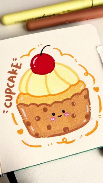 ❄️雪天和纸杯蛋糕锁死! | 丙烯马克笔教程
谁懂啊!下雪天吃刚烤好的纸杯蛋糕也太幸福了吧!快来一起画起来吧#
#创作者中心 #创作灵感 #丙烯马克笔 #解压 #治愈