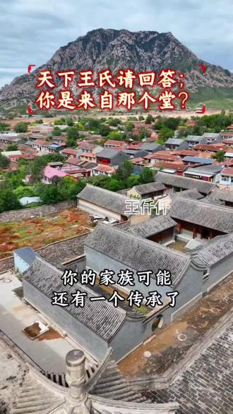 天下王氏的堂号是怎么来的?怎么区分的?#三槐堂#太原堂#琅琊堂#开闽堂#王氏家族