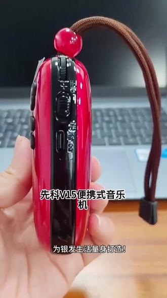 先科V15便携式音乐机播放器蓝牙音响迷你插卡音箱收音机运动MP3