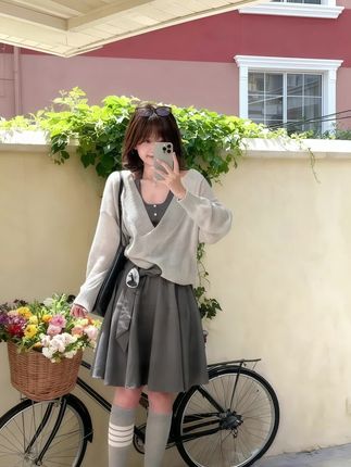 #今日穿搭 #慵懒风穿搭 #我的穿搭日记 #学院风穿搭 #穿搭不重样