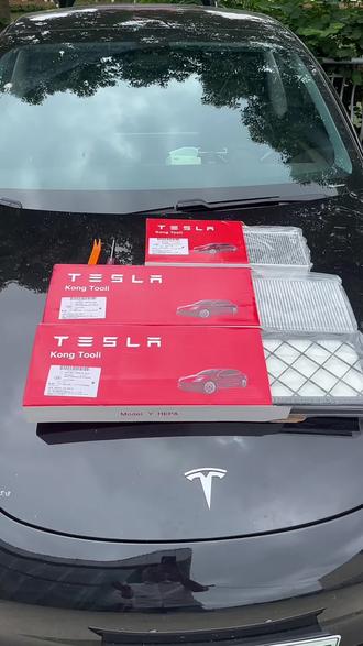 #特斯拉空调滤芯 #特斯拉空调 #特斯拉Modely #特斯拉空调滤芯更换
