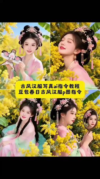 古风汉服写真ai指令教程来了 豆包春日古风汉服p图指令 汉服写真 豆包生成照片汉服指令 豆包p图汉服指令 汉服照片ai指令 汉服写真指令 豆包生成个人艺术照 #豆包ai #豆包出大片有两把刷子 #豆包P图 #豆包ai春日写真指令 #写真