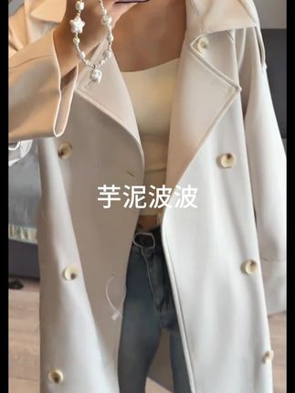 #大码女装 #风衣外套中长款 #时尚穿搭女装 #真的很美 #住进风景里