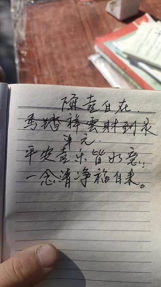每年对联都是我亲自挑选和根据情况编写!今年在北街这个叔写的不错,字也漂亮,对自己要求很高!求平安求健康,娃上学父母不操心清净福气自然来:#手写笔记 #手写