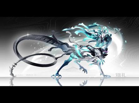 龙塑别礼绘画过程#明日方舟终末地