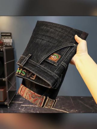 秋季新品男士牛仔裤 #源头实力厂家 #简约大气 #牛仔裤穿搭 #只做高品质 #男装裤子 秋季新品男士牛仔裤,欧版直筒弹力舒适好穿