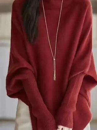 一件搞定所有搭配!上班约会都靠它,运费保障!放心购买! 秋冬款蝙蝠衫来啦!面料柔软舒适,版型大气不臃肿,还有运费险哦! #秋季穿搭 #早秋穿搭 #毛衣 #秋日毛衣之宽松遮肉版 #蝙蝠衫t恤