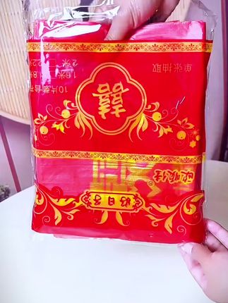 结婚酒席一次性桌布婚礼大红喜字台布家用圆桌新年生日福字台布 #婚庆用品 #一次性桌布 #桌布防水防油#喜庆用品