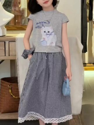 #女童穿搭 #女童套装 #家有女儿这样穿简直不要太美 @抖加🔥上热门🔥dou+🔥热点宝