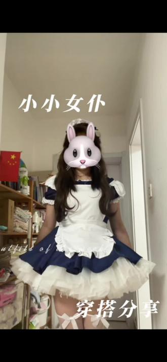 18🥕女仆裙测评来啦#测评 #女仆装 #125斤 #微胖女生