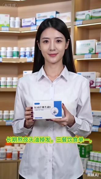 【官方正品店旗舰】kakt维生素b kakt乌发生物素复合维生素男女通用@DUO+上热门