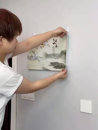 #装饰画 #电表箱装饰画 #挂画#新家装修 #客厅搭配