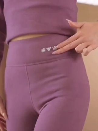 【2条装】雅鹿7A抗菌女士保暖裤高腰加绒加厚秋冬秋裤女款薄款修身#雅鹿保暖内衣 #雅鹿保暖裤 #加绒加厚保暖裤 #女保暖裤#推荐