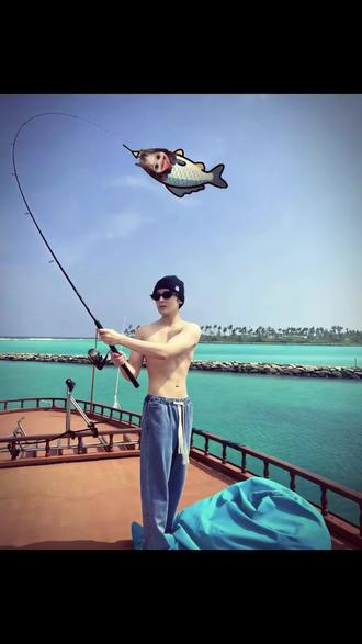 #侯明昊 #p图 #追星女 我也想被哥哥钓