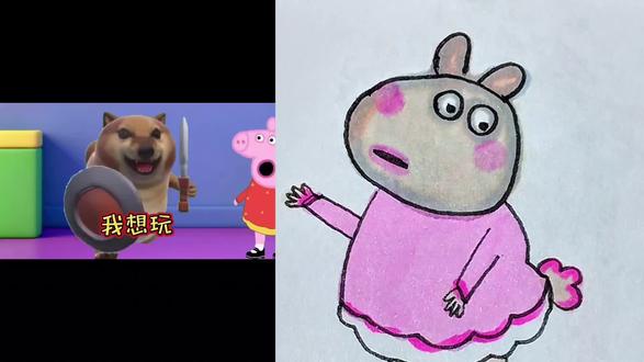 #简笔画#小猪佩奇简笔画