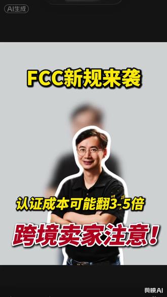 突发!FCC拟全面禁止中国实验室,外贸企业如何破局? #跨境电商怎么做 #创作者中心 #创作灵感 #上热门🔥 #产品合规
