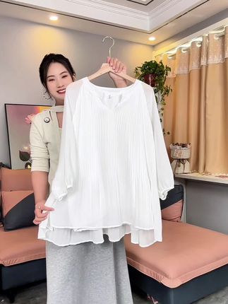 大码女装,遮肚子显瘦,减龄百搭!上身肉肉多姐妹必入!#早秋这样穿包好看的#跟电子闺蜜晒红人秋日穿搭#一周素颜通勤穿搭#告别土味的不费力素颜穿搭