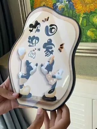 回家的仪式感就靠它啦!奶油风米奇桌面摆台放入户门、玄关电视柜百搭还好看 #摆件 #玄关摆件 #软装搭配 #家居摆件 #回家的仪式感