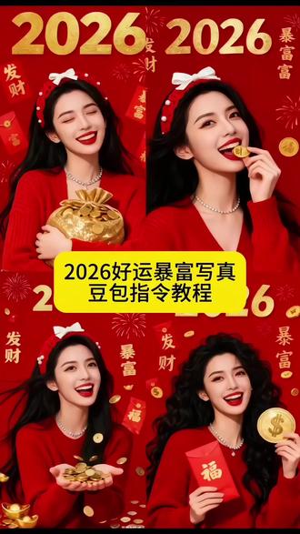 2026好运发财特效豆包指令教程 来了 特效生成指令 #豆包ai #豆包p图已经nextlevel了 #2026发财暴富 ai特效 Ai2026发财年特效制作 Ai2026发财年 #发财被爱好运常在 ai教程 Ai2026发财年 ai指令 #发财 Ai2026发财年 ai生成方法 Ai2026发财年 ai特效教程 Ai2026发财年 特效制作教程 Ai2026发财年豆包p图指令 Ai2026发财年 豆包生成指令 Ai2026发财年 免费制作教程 Ai2026发财年 免费制作入口 Ai2026发财年 免费制作方法 Ai2026发财年 制作入口 Ai2026发财年 ai一键生成 Ai2026发财年 ai制作方法 Ai2026发财年 特效口令 Ai2026发财年 特效指令 Ai2026发财 特效入口