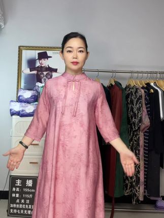 #优雅气质 #实拍原视频 #秀出新国风 #遮肚子藏肉 衣服穿上太舒服了