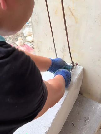 不凡拉槽刀#胶泥砌墙 #开槽刀 #好工具一起分享