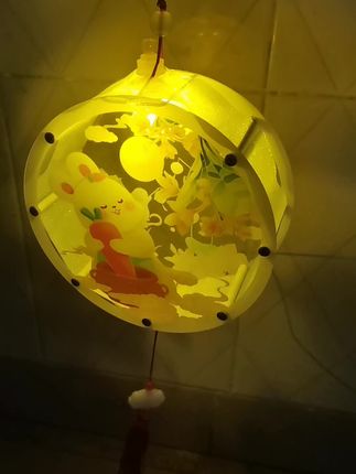 中秋灯笼#手工灯笼 #小夜灯氛围灯 #花灯