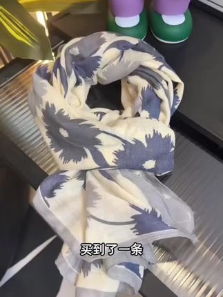 围巾女2025新款韩系百搭保暖秋冬季棉麻围巾长款披肩外搭薄款丝巾#围巾 #韩系百搭 #棉麻围巾 #好物分享