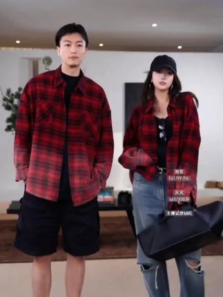 库存没几件了快抢!!怎么穿都好看的渐变衬衫外套~#格子衬衫女 #衬衫高级感穿搭 #百搭衬衫女 #洋气百搭 #洛哥